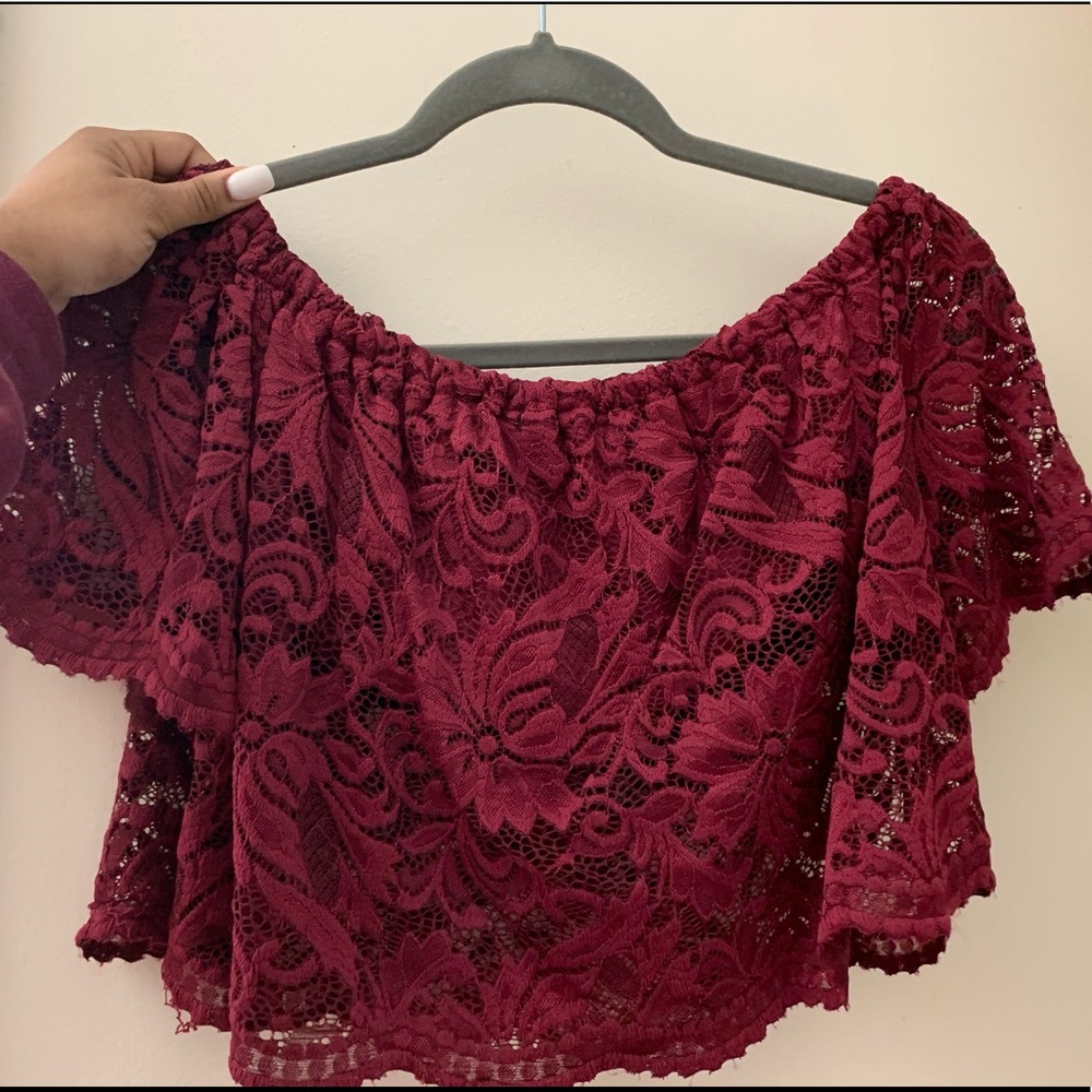 Off the shoulder top